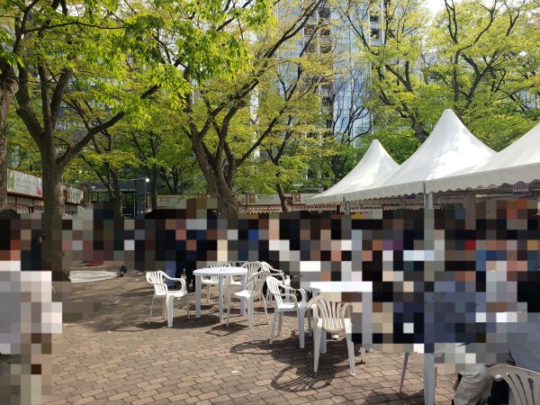 おまけ：ラーメンショーのついでに立ち寄った2025ライラックまつりの様子（毎年恒例）